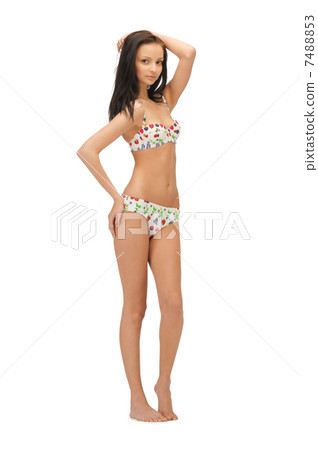 beautiful woman in bikini 7488853