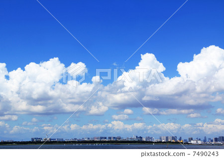 Summer sky · Tokyo Bay Distant view 7490243