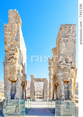 波斯波利斯的前門（伊朗世界遺產） 7491386