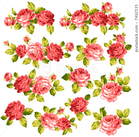 一朵玫瑰的裝飾 7492535