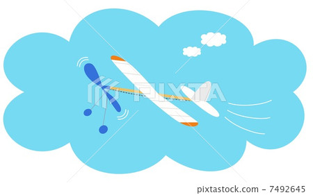 Rubber powered aircraft 7492645