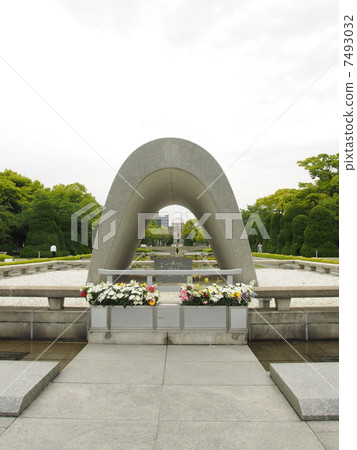 Cenotaph for the atomic bomb victims 7493032