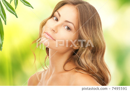 beautiful woman with long hair beautiful woman with long hair 7495591