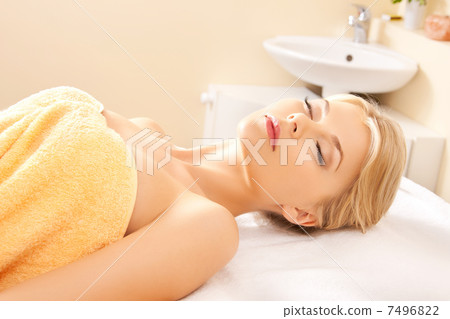 beautiful woman in spa salon 7496822