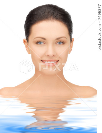 beautiful woman in water beautiful woman in water 7496877