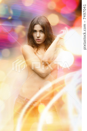 beautiful topless woman in jeans beautiful topless woman in jeans 7497041