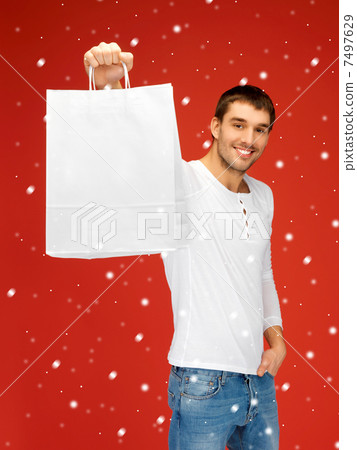 man with shopping bags man with shopping bags 7497629