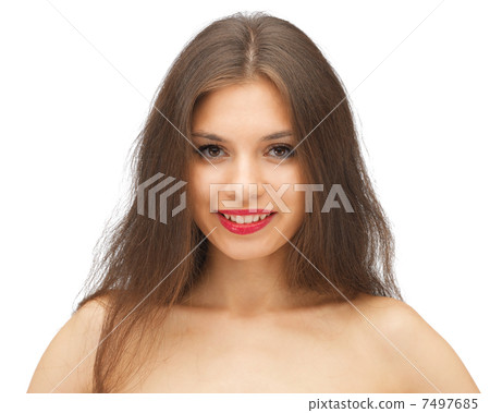 beautiful woman with long hair 7497685