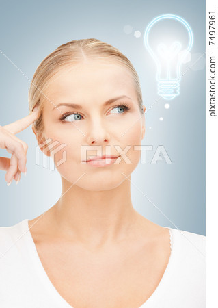 beautiful pensive woman beautiful pensive woman 7497961