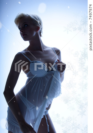 sexy woman in transparent lingerie sexy woman in transparent lingerie 7497974