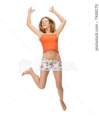 beautiful woman in casual clothes beautiful woman in casual clothes 7498270