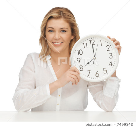 woman with clock 7499548
