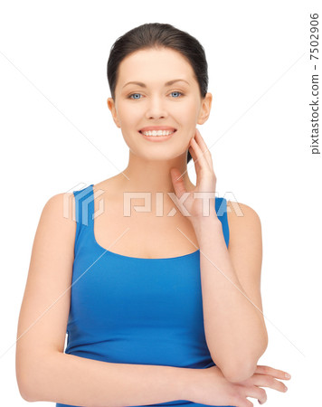 beautiful woman in casual clothes 7502906