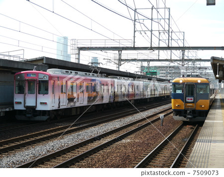 Kintetsu Minami Osaka Line 16000 Series C # 16007F Forwarding Train Imagawa Evacuation Yoshino Line 100th Anniversary Wrapping Car 7509073