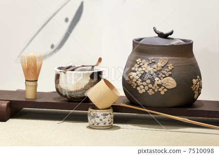 Tea ceremony (Ceramics & folding screen work released together) 7510098