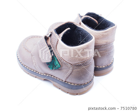Children's shoes on a white background 7510780
