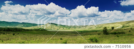 Mountain summer landscape pfnorama Mountain summer landscape pfnorama 7510956