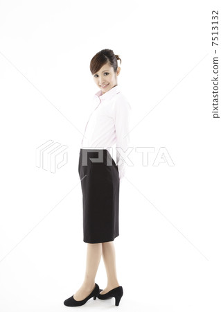 Business woman, white back Business woman, white back 7513132