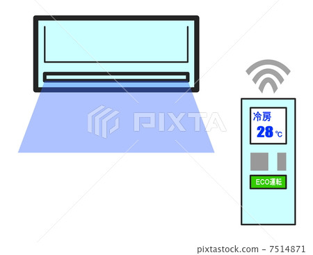 Illustration of air conditioner 7514871