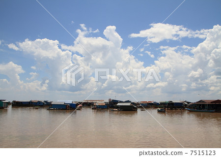 Aquatic village of Tonle Sap Lake Aquatic village of Tonle Sap Lake 7515123