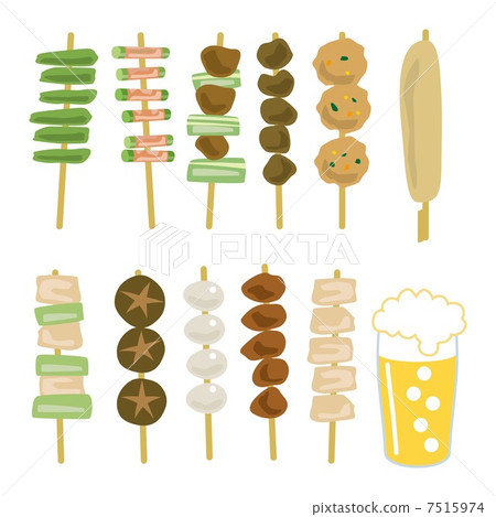 烤雞肉串 烤雞肉串 7515974