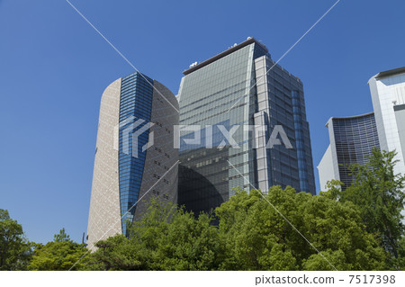 大阪歷史博物館和NHK大阪 7517398