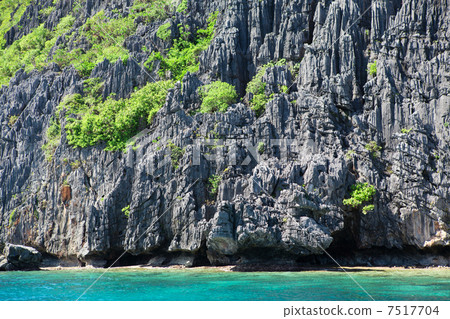 Landscape with rocky island near Palawan Landscape with rocky island near Palawan 7517704