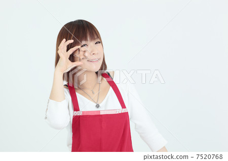 Young lady cooking 7520768