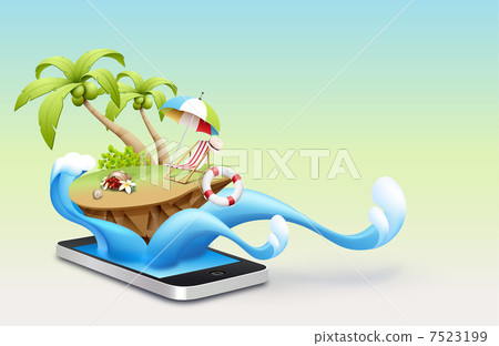 棕櫚樹 印有格的 樣式 7523199