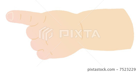 指著孩子的手 7523229
