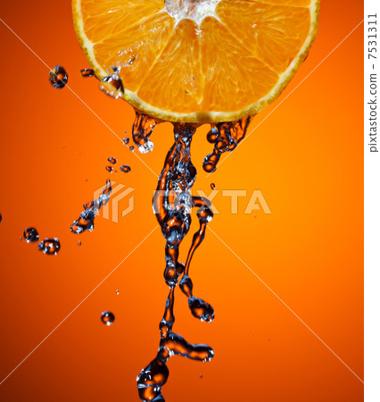 Orange with water Orange with water 7531311