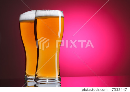 Two glasses of beer Two glasses of beer 7532447