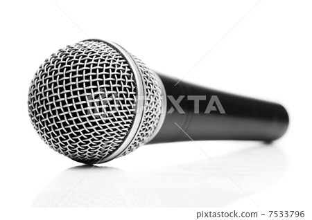 Microphone isolated on white Microphone isolated on white 7533796