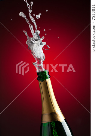 Openning champagne bottle Openning champagne bottle 7533811