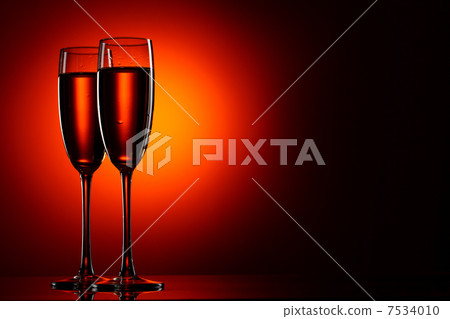 Pair of champagne flutes Pair of champagne flutes 7534010