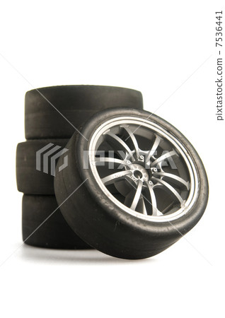 Isolated race tires Isolated race tires 7536441