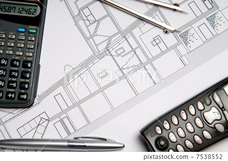 Construction blueprint 7538552