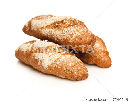 Isolated breads 7540249