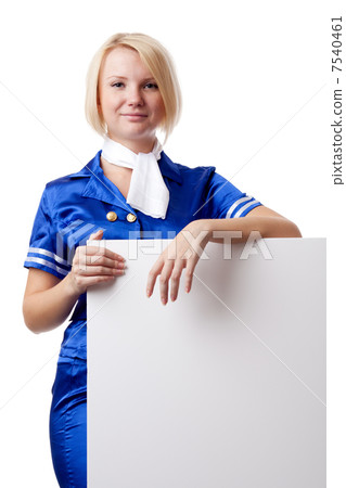 Beautiful stewardess. Beautiful stewardess. 7540461