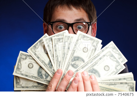 Man with money Man with money 7540675