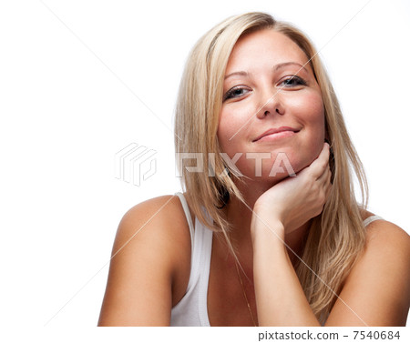 beautiful woman with blonde hair 7540684
