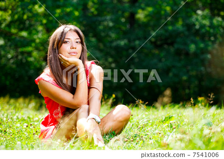 Portrait of beautiful girl 7541006