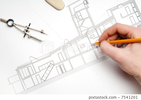 Construction blueprint 7541201