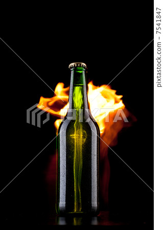 Beer with fire Beer with fire 7541847