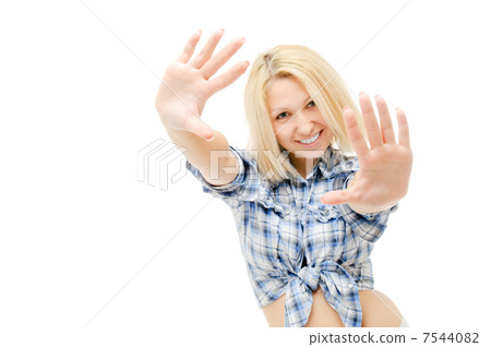 Happy woman 7544082