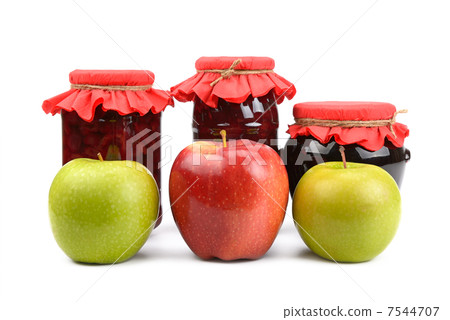 apples and  jam 7544707