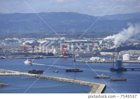 Onahama port seen from Iwaki Marine Tower Onahama port seen from Iwaki Marine Tower 7548587