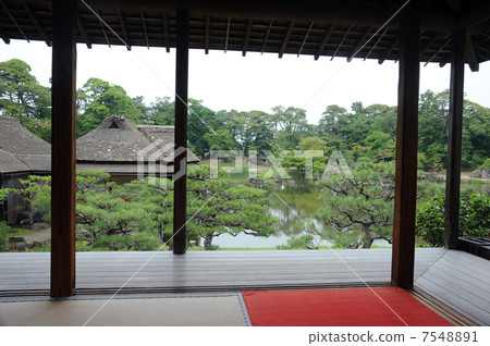 From the tea room inside Genkyuen (Fengdaishi) 7548891