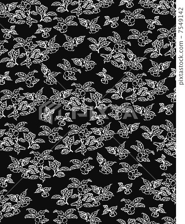 Pattern of vegetable pattern 7549142