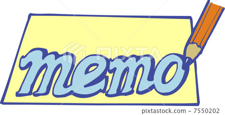 memo, illustration, llustration 7550202
